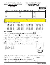 Kiểm tra định kỳ học kỳ I môn Toán 12 trường THPT Võ Thành Trinh – An Giang